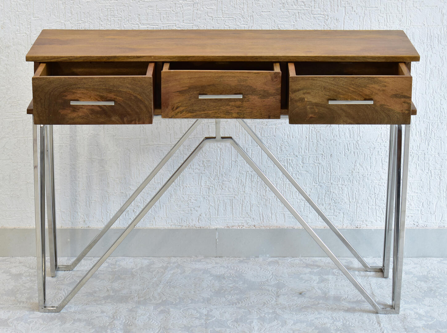 Console table brown